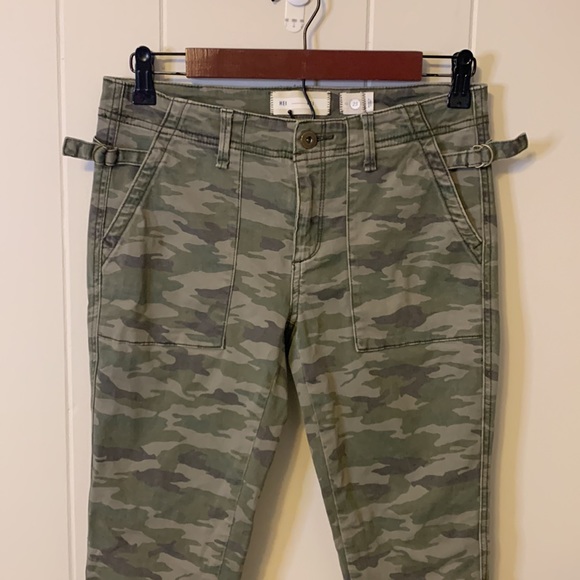 Anthropologie HEI HEI Camouflage Camo Pants Skinny Size 25 - Picture 3 of 11